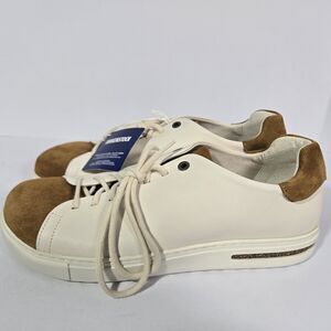 BIRKENSTOCK Bend Low Decon Pop Mens 10 Mink Eggshell Leather Suede Nubuck Shoes